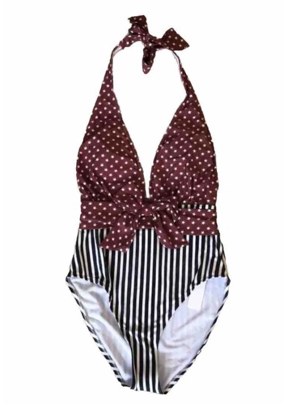 We Wore What Brooklyn One-piece L NWT Red White and Blue Americana 4th Of July